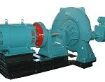 Horizontal type Francis turbine generator unit